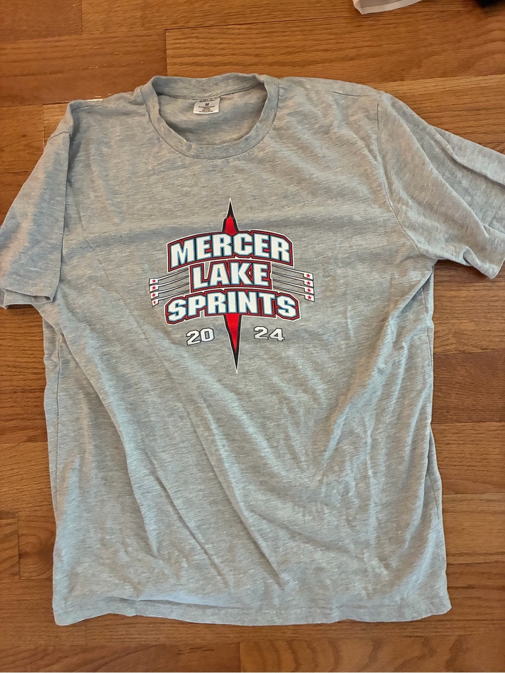 Mercer Lake Sprints 2024 Grey Graphic Tee